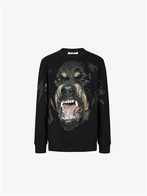 givenchy rottweiler stencil sweatshirt|Givenchy crew neck rottweiler.